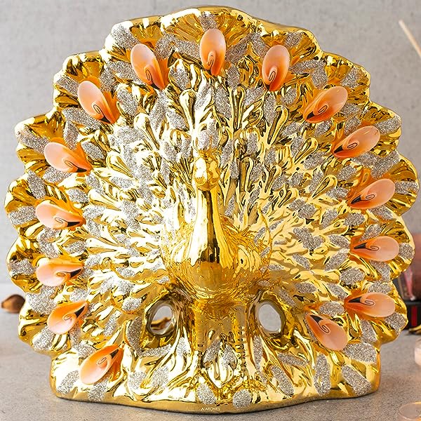 Peacock Design Decorative Showpiece