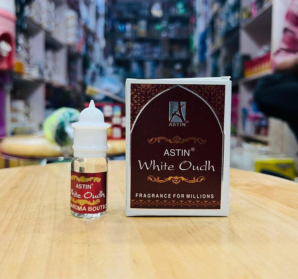 ASTIN WHITE OUDH For Men And Women Floral Attar  (Natural)