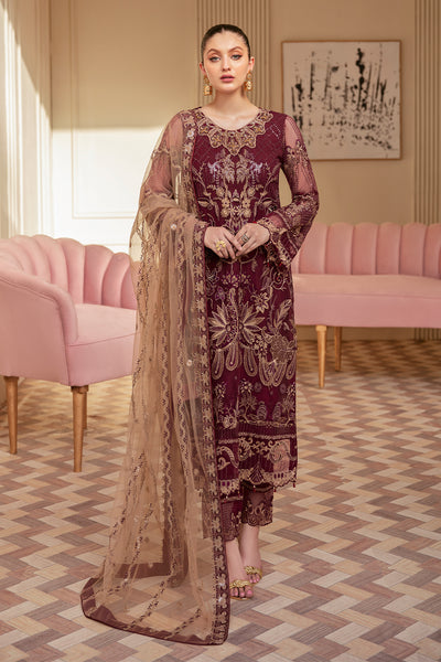 Motifiz velvet fabric Pakistani suit