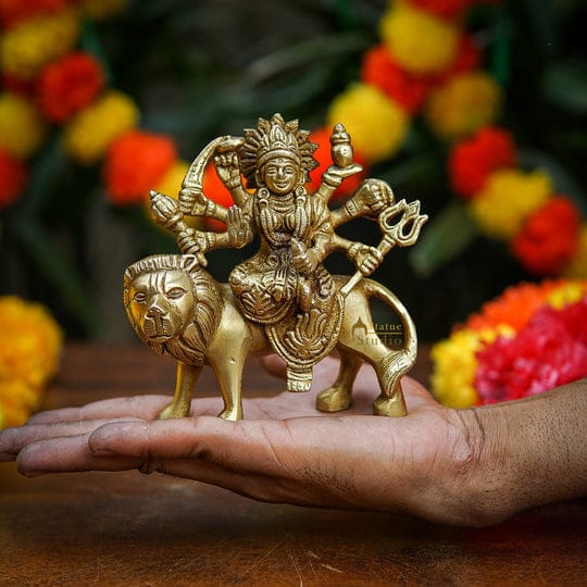 Metal Radha Krishna Idol Statue with Diya Peacock Design