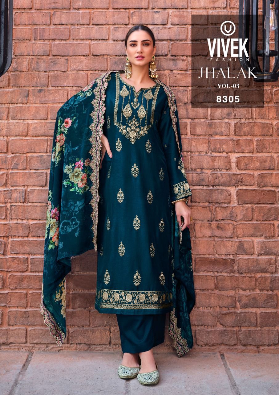 Jhalak fabric suit