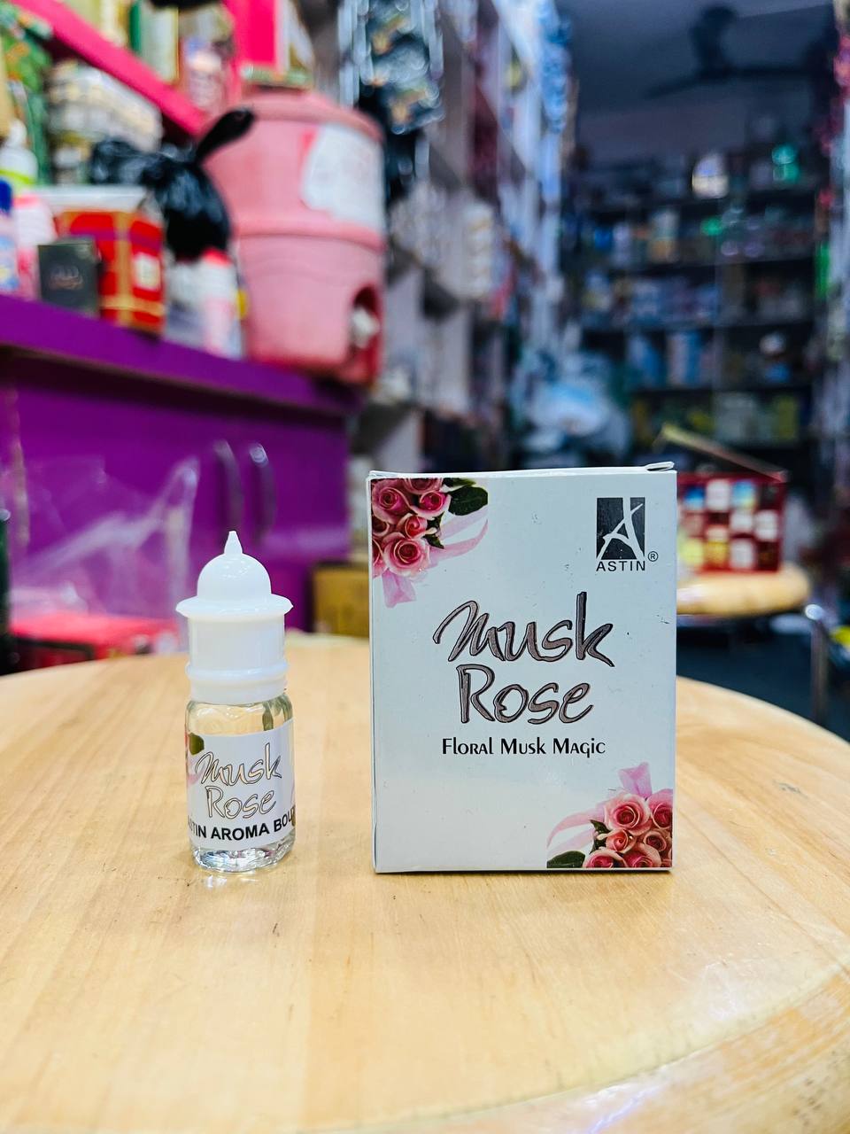 Musk Rose Attar - 3ml Roll On - Astin